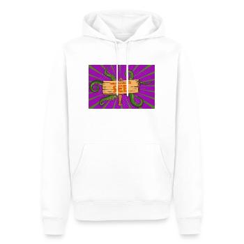 Willkommen am See Gruselig - Männer Premium Bio Hoodie - Weiß - Vorne - Nico (187cm)