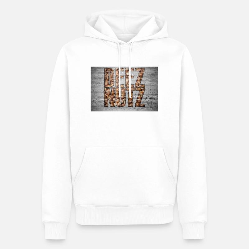 Deez Nutz Graffiti - Sweat à capuche Premium bio Homme - blanc