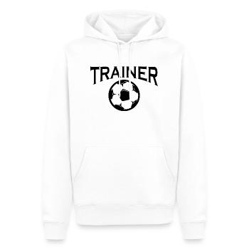Fußball Football - Sweat à capuche Premium bio Homme - blanc - Devant - Nico (187cm)