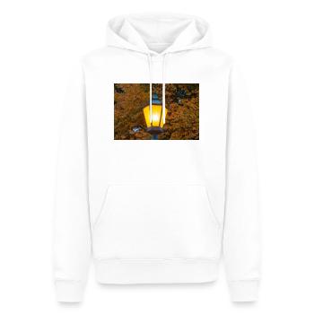 Alte Straßenlaterne - Männer Premium Bio Hoodie - Weiß - Vorne - Nico (187cm)