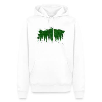 Wald Outdoor Wälder Förster Jäger - Männer Premium Bio Hoodie - Weiß - Vorne - Nico (187cm)