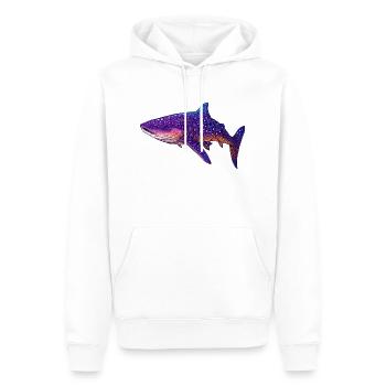 Un requin-baleine coloré est un animal magnifique - Sweat à capuche Premium bio Homme - blanc - Devant - Nico (187cm)