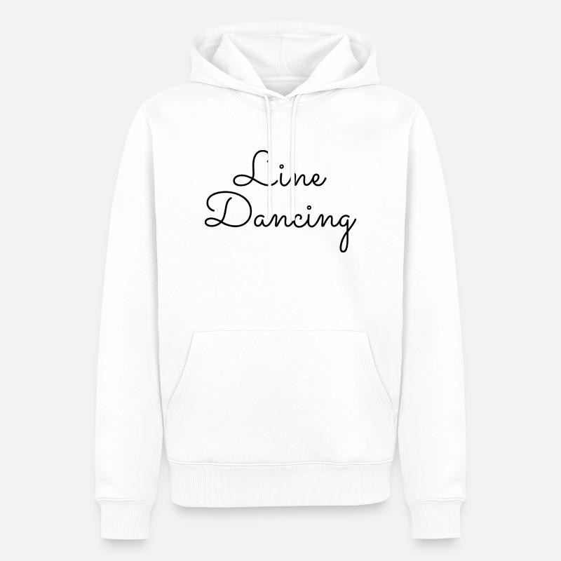 Danse Musique de danse - Sweat à capuche Premium bio Homme - blanc