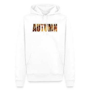 Automne - Sweat à capuche Premium bio Homme - blanc - Devant - Nico (187cm)