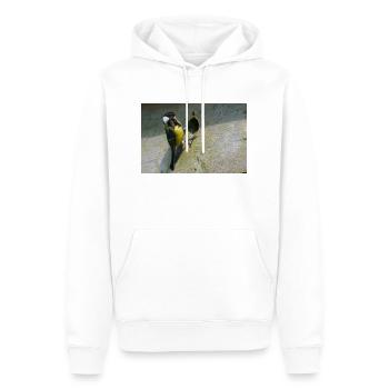 Great Tit Feeding Chicks - Men’s Premium Organic Hoodie - white - Front - Nico (187cm)