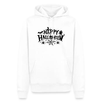 Joyeux halloween - Sweat à capuche Premium bio Homme - blanc - Devant - Nico (187cm)