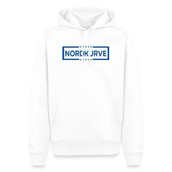 Conception du ventilateur Nordkurve - Sweat à capuche Premium bio Homme - blanc - Devant - Nico (187cm)