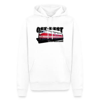 DDR Diesellok V180 Deutsc - Männer Premium Bio Hoodie - Weiß - Vorne - Nico (187cm)