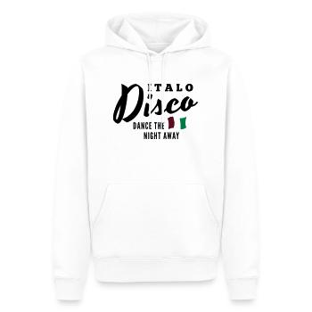 Italo Disco - Dance the Night Away - Männer Premium Bio Hoodie - Weiß - Vorne - Nico (187cm)