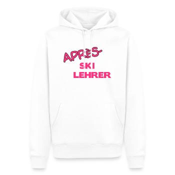 Après Skilehrer - Männer Premium Bio Hoodie - Weiß - Vorne - Nico (187cm)