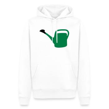 Gießkanne - Männer Premium Bio Hoodie - Weiß - Vorne - Nico (187cm)