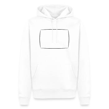 Rechteck gewölbt außen - Sweat à capuche Premium bio Homme - blanc - Devant - Nico (187cm)