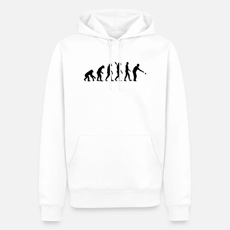 Boule Evolution - Men’s Premium Organic Hoodie - white