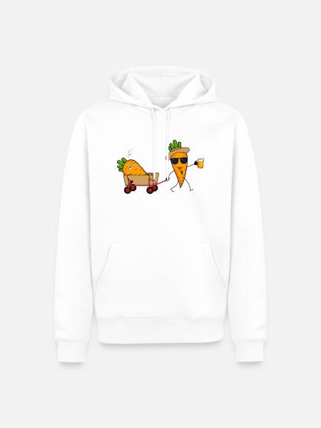 Marpinger Morde - Männer Premium Bio Hoodie - Weiß