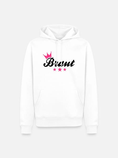 JGA - Team Bride - Men’s Premium Organic Hoodie - white