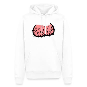 Penis - Männer Premium Bio Hoodie - Weiß - Vorne - Nico (187cm)