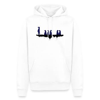 Afrikanische Erdmaennchen - Männer Premium Bio Hoodie - Weiß - Vorne - Nico (187cm)