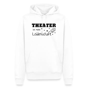 Theater / Theatre / Theaterleute / Schauspieler - Männer Premium Bio Hoodie - Weiß - Vorne - Nico (187cm)
