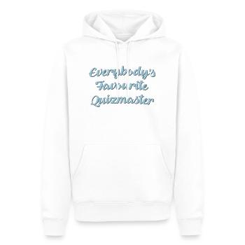 Everybodys favourite quizmaster funny te - Men’s Premium Organic Hoodie - white - Front - Nico (187cm)