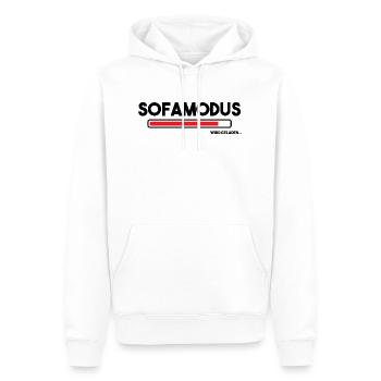 Loading sofa mode - Men’s Premium Organic Hoodie - white - Front - Nico (187cm)