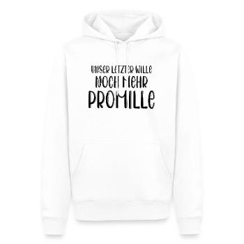 Bier Spruch Geschenk Alkohol Party Mallorca - Männer Premium Bio Hoodie - Weiß - Vorne - Nico (187cm)