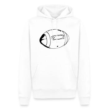 American Football American Vector Pride - Sweat à capuche Premium bio Homme - blanc - Devant - Nico (187cm)