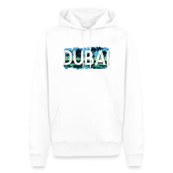Dubaï - Sweat à capuche Premium bio Homme - blanc - Devant - Nico (187cm)