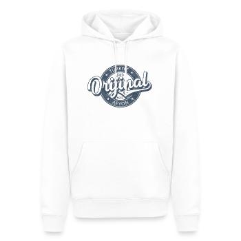 Afyon - Männer Premium Bio Hoodie - Weiß - Vorne - Nico (187cm)