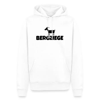 Bergziege Lustig Wandern Erzgebirge - Männer Premium Bio Hoodie - Weiß - Vorne - Nico (187cm)