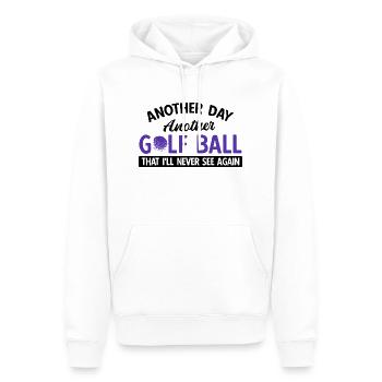 Golfplatz zum Golfen Golf - Männer Premium Bio Hoodie - Weiß - Vorne - Nico (187cm)