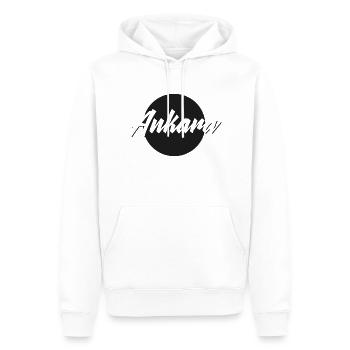 Ankara - Sweat à capuche Premium bio Homme - blanc - Devant - Nico (187cm)