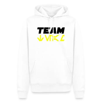 Équipe SW - Sweat à capuche Premium bio Homme - blanc - Devant - Nico (187cm)