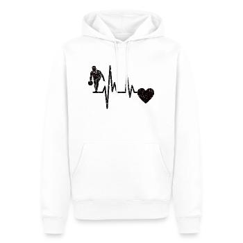 Quilles Quilles Club de bowling Club de bowling Bowling Club Bowlers - Sweat à capuche Premium bio Homme - blanc - Devant - Nico (187cm)