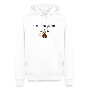 GeFURZtagskind - Männer Premium Bio Hoodie - Weiß - Vorne - Nico (187cm)