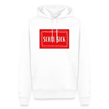 Schäl Sick - Köln Kölle Kölsch Rheinland - Männer Premium Bio Hoodie - Weiß - Vorne - Nico (187cm)