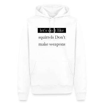 Déclaration Le pouvoir des femmes féministes Meilleur Père Grand Danois - Sweat à capuche Premium bio Homme - blanc - Devant - Nico (187cm)