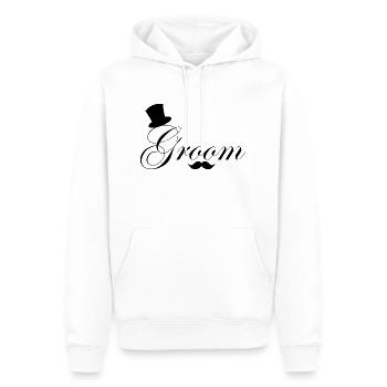 Bräutigam in spe - Männer Premium Bio Hoodie - Weiß - Vorne - Nico (187cm)