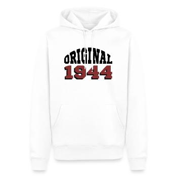 Original 1944 - Männer Premium Bio Hoodie - Weiß - Vorne - Nico (187cm)