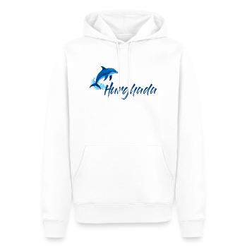 Tourisme Hurghada Égypte - Sweat à capuche Premium bio Homme - blanc - Devant - Nico (187cm)