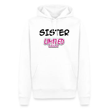 SISTER LIMITED EDITION - Men’s Premium Organic Hoodie - white - Front - Nico (187cm)
