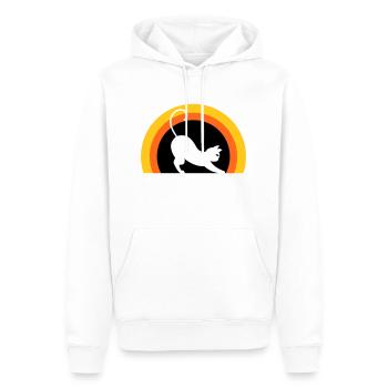 Katze > Vectorgraphic ! Cat - Männer Premium Bio Hoodie - Weiß - Vorne - Nico (187cm)