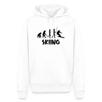 Ski Motif de ski pour les skieurs Skieurs - Sweat à capuche Premium bio Homme - blanc - Devant - Nico (187cm)