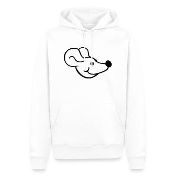 Mouse Mouse Cute Little Rat Rodent Friendly - Men’s Premium Organic Hoodie - white - Front - Nico (187cm)