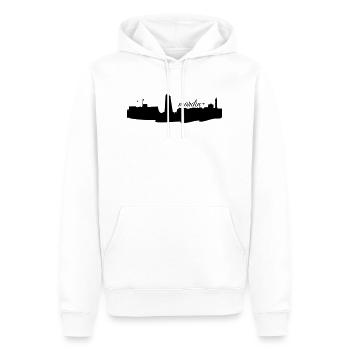 mardin silueti 22 - Männer Premium Bio Hoodie - Weiß - Vorne - Nico (187cm)