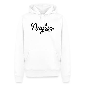 Angler - Männer Premium Bio Hoodie - Weiß - Vorne - Nico (187cm)