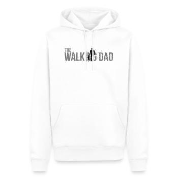 The Walking Dad - Father and daughter - Männer Premium Bio Hoodie - Weiß - Vorne - Nico (187cm)