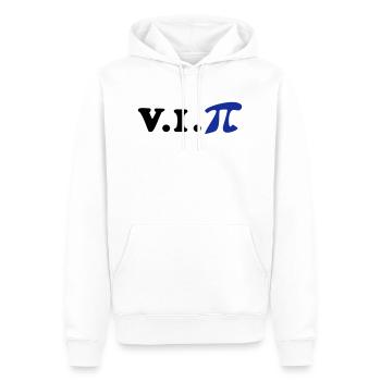 V.I.Pi - Sweat à capuche Premium bio Homme - blanc - Devant - Nico (187cm)