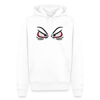 Evil Eyes - Männer Premium Bio Hoodie - Weiß - Vorne - Nico (187cm)