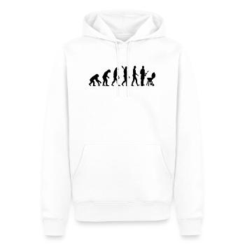 Grillen - Männer Premium Bio Hoodie - Weiß - Vorne - Nico (187cm)