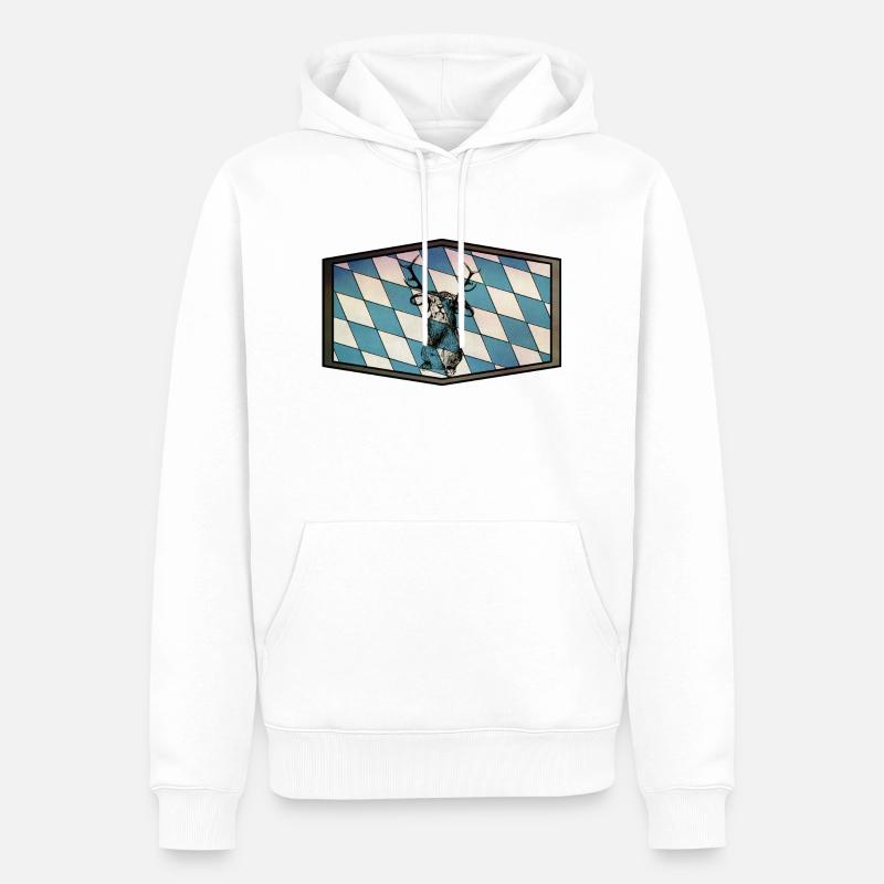 Wolperdinger - Männer Premium Bio Hoodie - Weiß